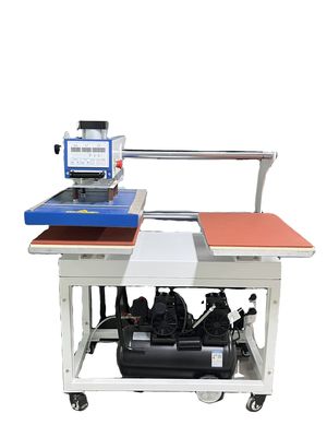 シャツ DTF 半自動熱圧機 40*60cm ダブルステーション