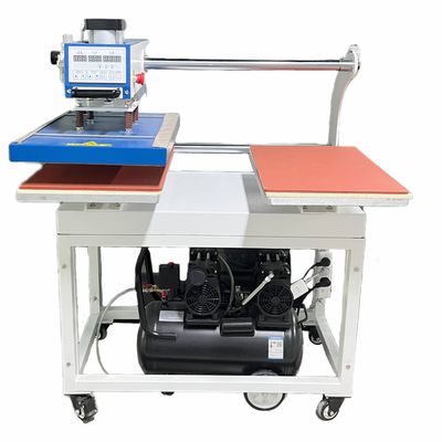 繊維用インク熱プレス機 40*60cm ダブルステーション DTF 半自動 アンデーム 160KG