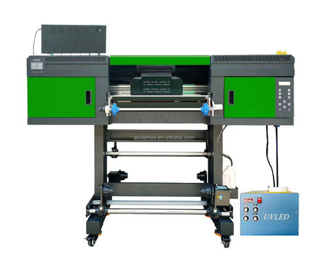 130kg Andemes 24INCH UVステッカープリント機 カスタム 小型インクジェットUV DTFフラットベッドロール