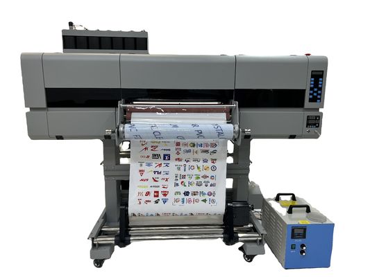 24インチロールからロール60CMワイドUVプリンター 3EPS I3200ヘッドとラミネーター
