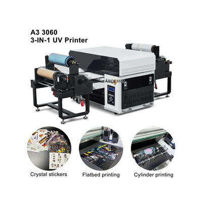 UV A3 フラットベッドプリンター 3060 多色印刷用