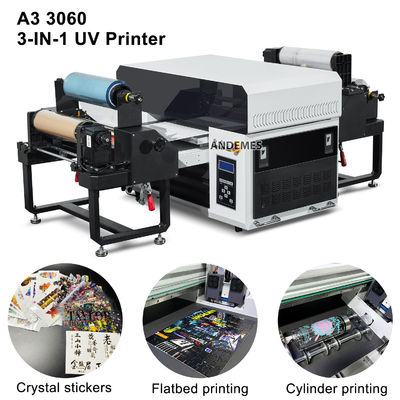 30cm A3 ロール ロール UVプリンター XP600 ヘッドと CE/UKCA/ROHS 証明書
