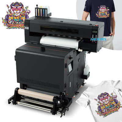 24インチ オールインワンDTFプリンター i3200プリンタヘッドとCMYKWインクジェット技術