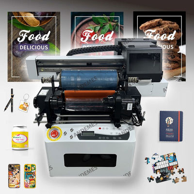 UVプリンター 2 in 1 6090 カップ ボトル 電話ケースプリンター 60cm 印刷幅 CMYKWWWW インク色