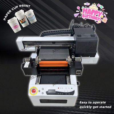 解析度 CMYKWV UVインクプリンター エプソン XP600*2 プリンタヘッドとメインソフト