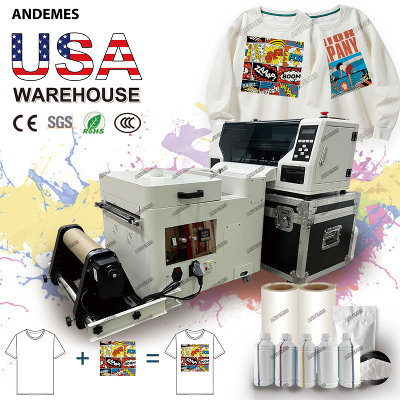 ミニ A3 13インチ DTFプリンター 33cm ダブル Xp600 ヘッド 粉末シャイカーオーブン Tシャツ印刷