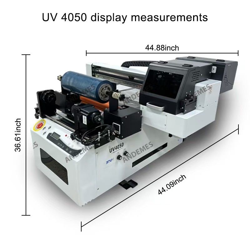 解析度 CMYKWV UVインクプリンター エプソン XP600*2 プリンタヘッドとメインソフト